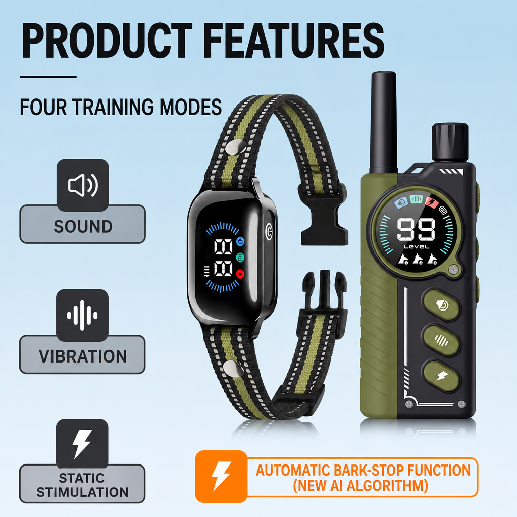 PD512 beep vibration and static stimulation modes