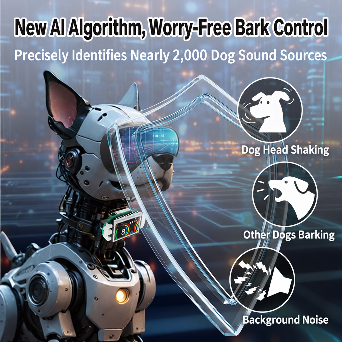 Smart Anti-Bark Dog Training Collar