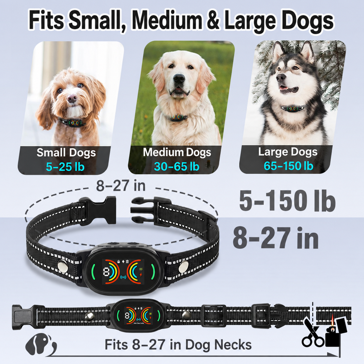 Smart Anti-Bark Dog Training Collar