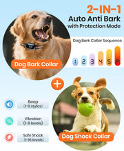 PD511 dog training collar with three training modes