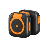 Black clip-on 4G GPS pet tracker