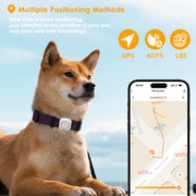 Ywinspire clip-on pet tracker GPS Wi-Fi and LBS positioning methods
