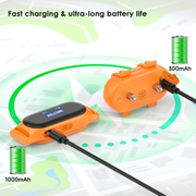 Electronic fence trainer fast charging and battery life